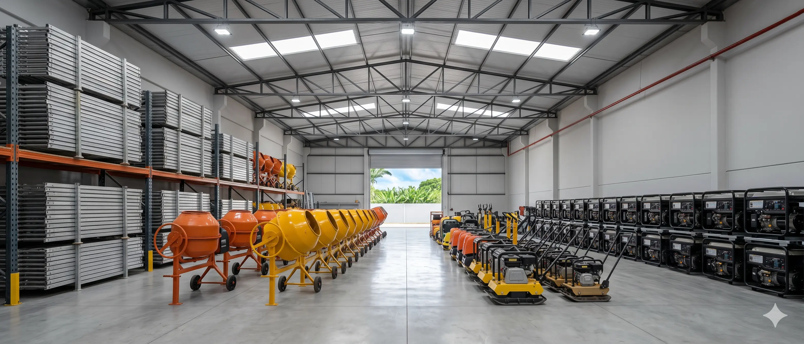 Aluguel de equipamentos para construção