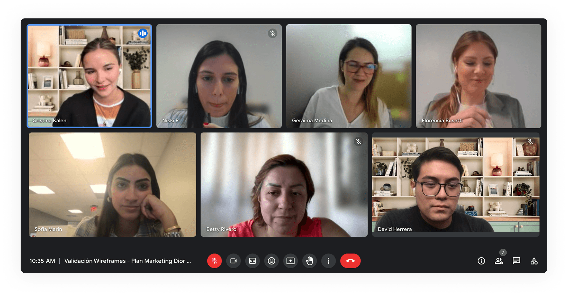 Early validation sessions and iterative prototyping for Dior LatAm intranet